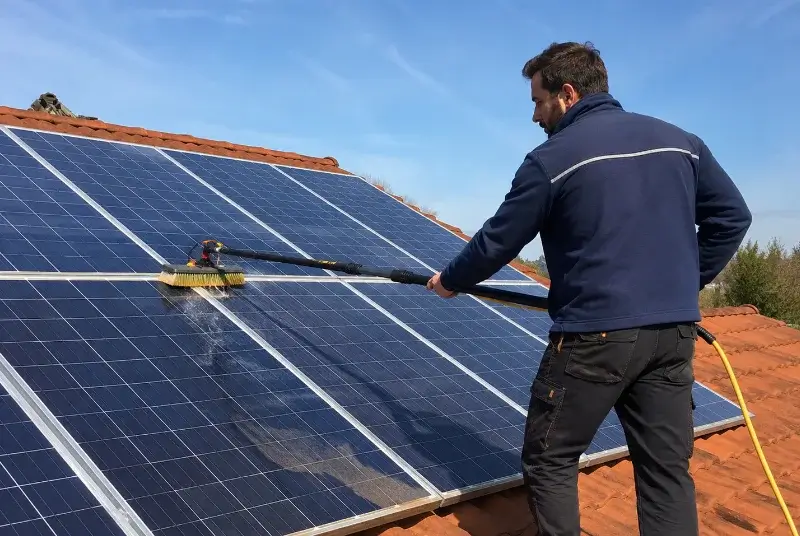 Nettoyage et entretien de panneaux solaires à Saint-Porchaire